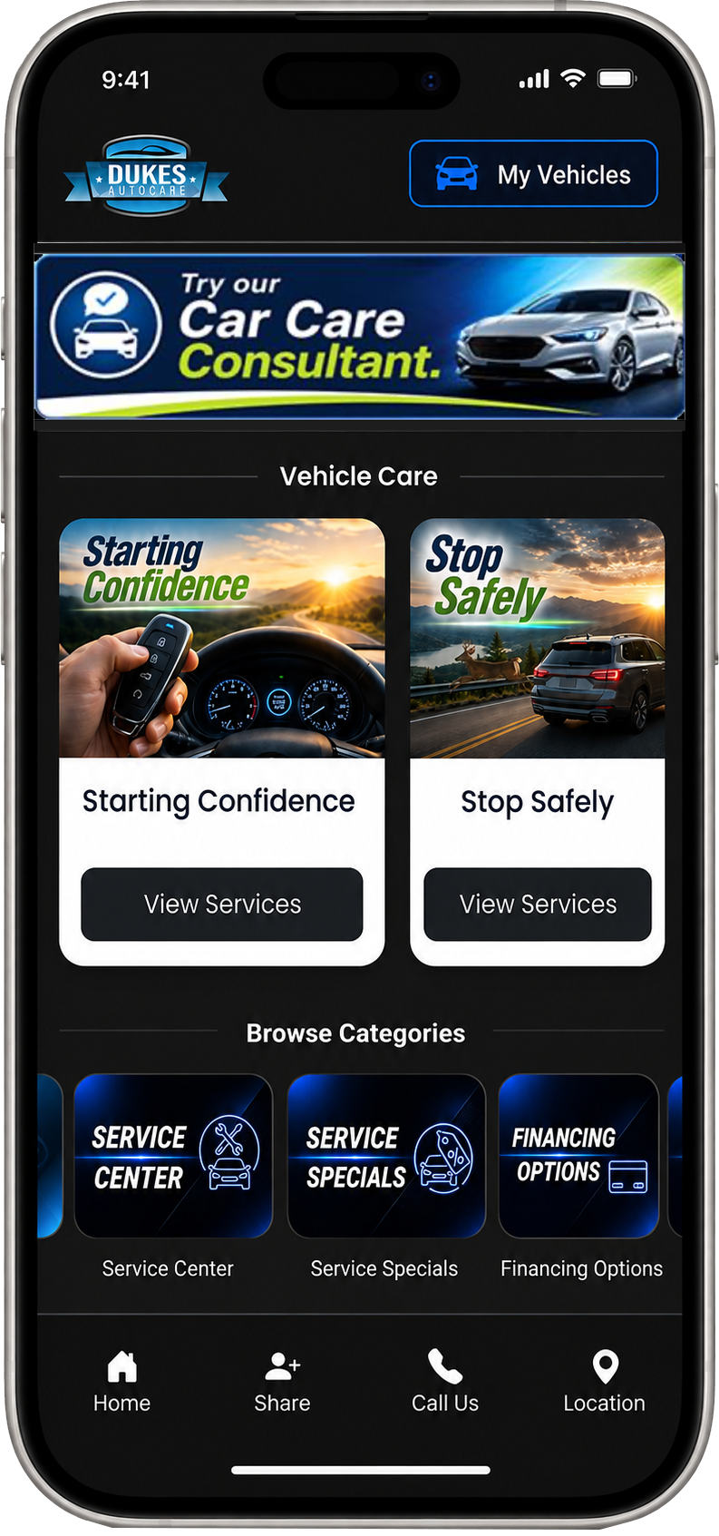DriveReady Mobile Car Care Experience